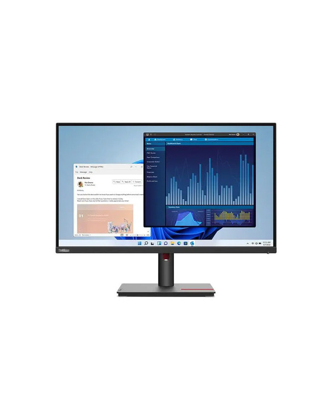 Lenovo ThinkVision T27P 30 27" UHD USB-C Height Adjustable Monitor 63A9GAR1AU