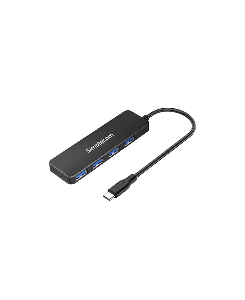 Simplecom CH340 Compact USB-C to 4 Port USB-A Hub