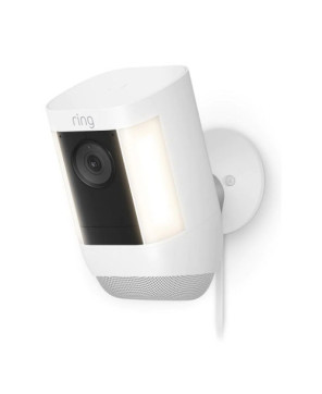 Ring Spotlight Cam Pro Plug-in Security Camera in White B09DR88WLB-DAS