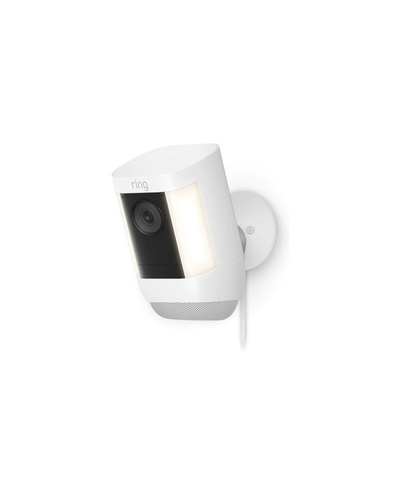 Ring Spotlight Cam Pro Plug-in Security Camera in White B09DR88WLB-DAS