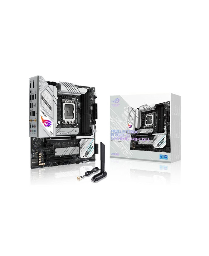 Asus ROG Strix B760-G GAMING WIFI LGA-1700 Micro ATX Gaming Desktop Motherboard with Intel B760 Chipset