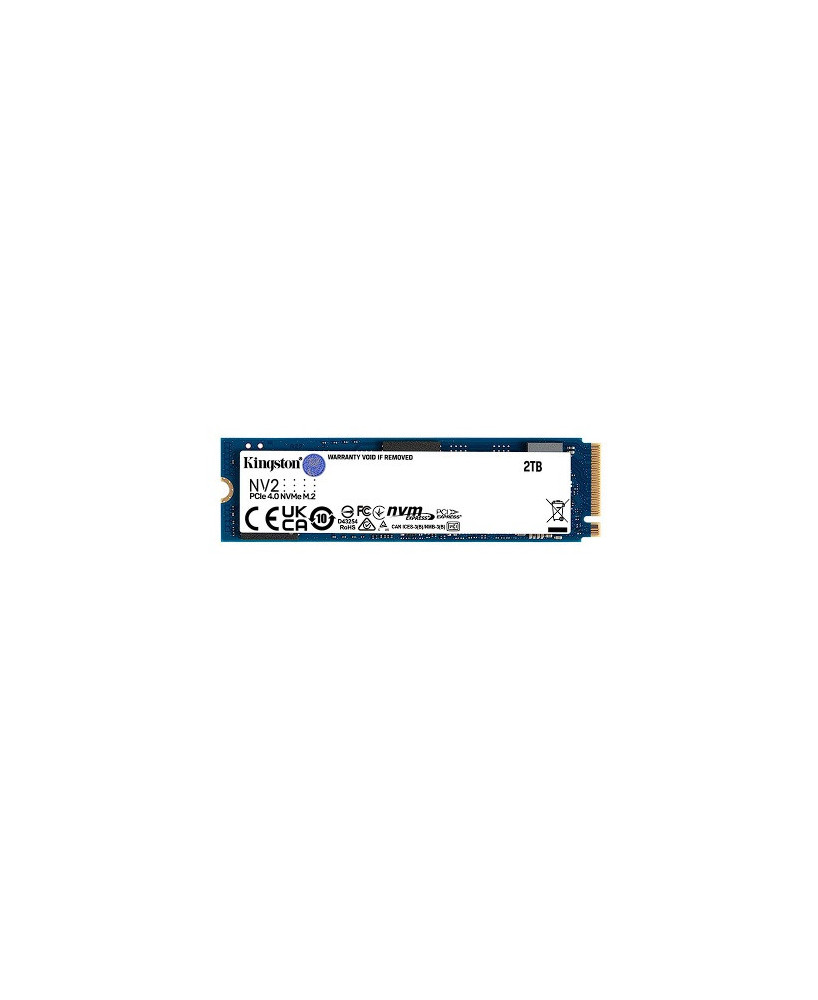 Kingston 2TB NV2 PCIe 4.0 NVMe SSD SNV2S/2000G for Desktop PC, Laptop