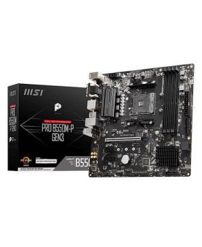 MSI PRO B550M-P GEN3 AMD B550 Micro ATX Gaming Desktop Motherboard