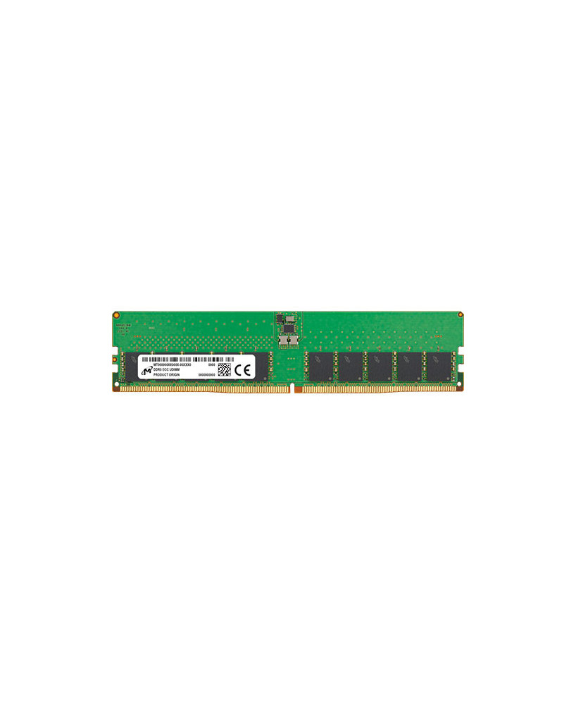 Micron Crucial 32GB 2Rx8 CL40 DDR5-4800 ECC UDIMM Memory MTC20C2085S1EC48BR