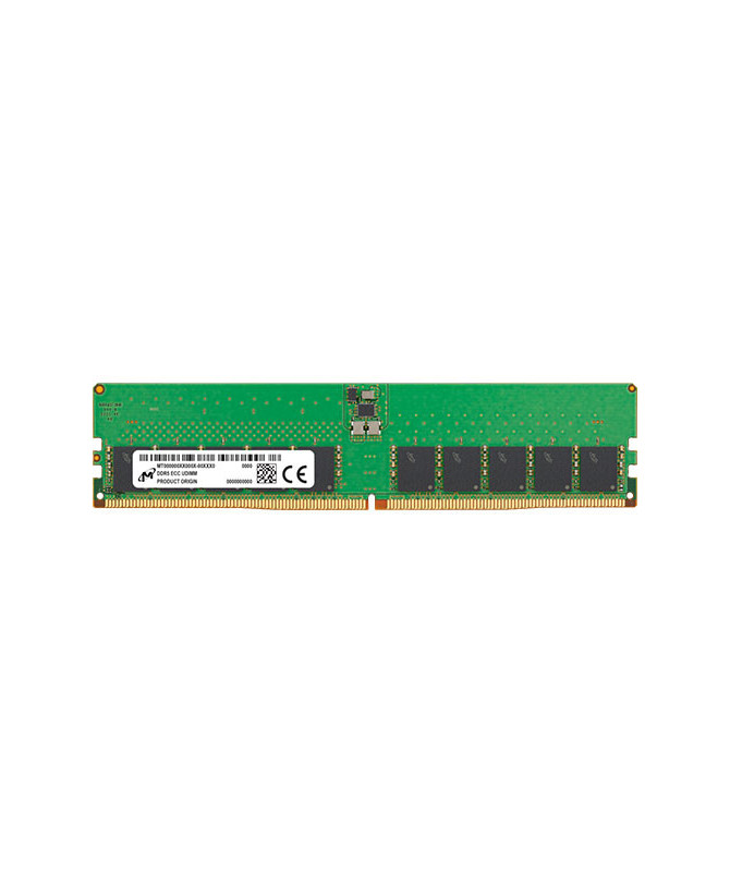 Micron Crucial 32GB 2Rx8 CL40 DDR5-4800 ECC UDIMM Memory MTC20C2085S1EC48BR