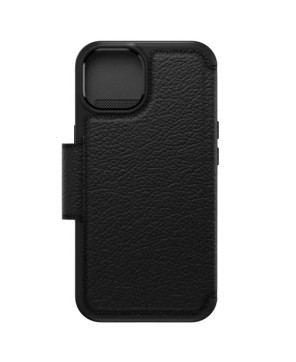 OtterBox Strada Black Carrying Case (Folio) Apple iPhone 14 Smartphone - Shadow 77-89660