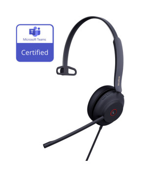 Yealink UH37 TEAMS Certified USB-C Wired Mono Headset TEAMS-UH37-M-C