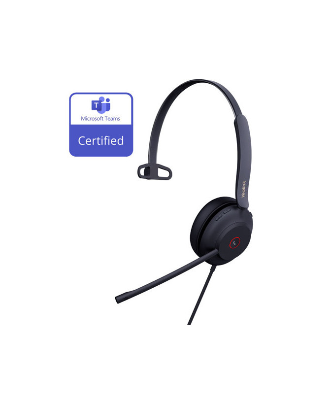 Yealink UH37 TEAMS Certified USB-C Wired Mono Headset TEAMS-UH37-M-C