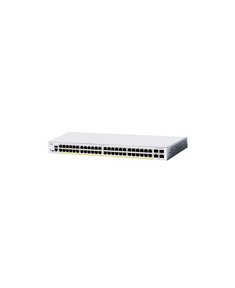 Cisco Catalyst 1200 48-Port GE PoE 4X10G SFP+ Ethernet Switch C1200-48P-4X