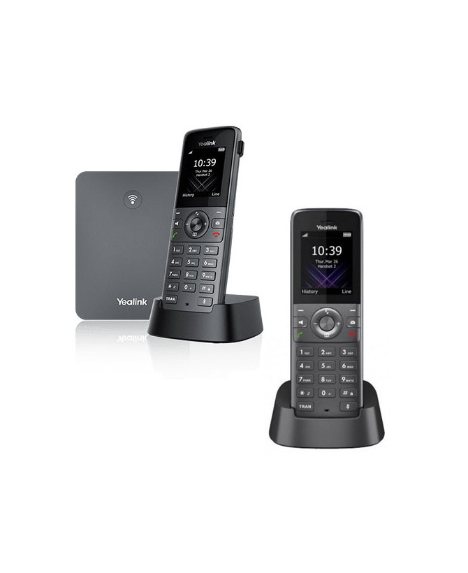 Bundle Yealink W73P High-Performance IP DECT Phone System with W73H Handset & W70B Base Station + 1X W73H Additional DECT Handset