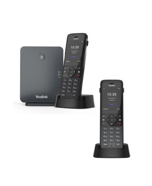 Bundle Yealink W78P Wireless DECT Phone System with W78H Handset and W70B Base Station + 1X W78H Additional Handset