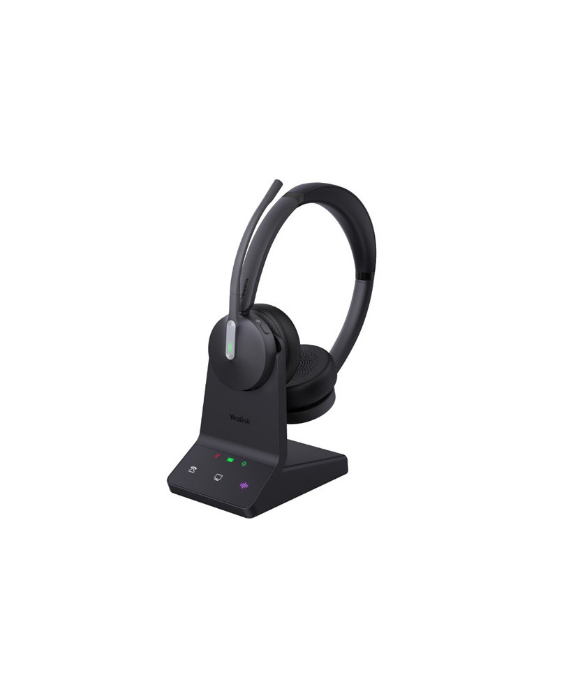 Yealink WH64 UC Certified Stereo DECT Wireless Headset WH64-D-UC