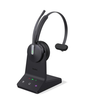 Yealink WH64 UC Certified Mono DECT Wireless Headset WH64 Mono UC WH64-M-UC