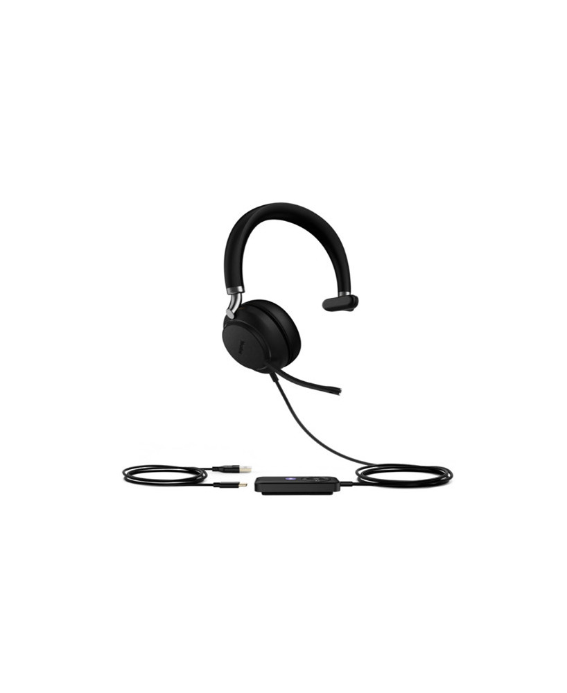 Yealink UH38 Teams Certified Mono USB-C and Bluetooth Dual Mode Headset TEAMS-UH38-M-C