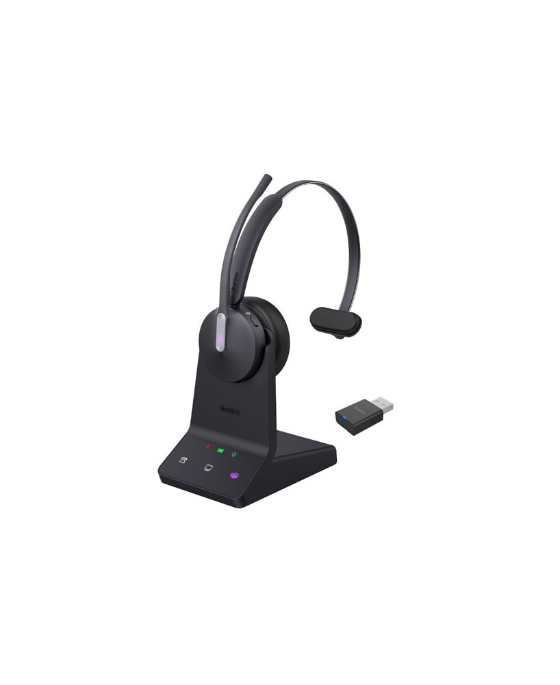 Yealink WH64 Hybrid Microsoft Teams Mono DECT Wireless Headset WH64-M-MS-H-CS 1208698