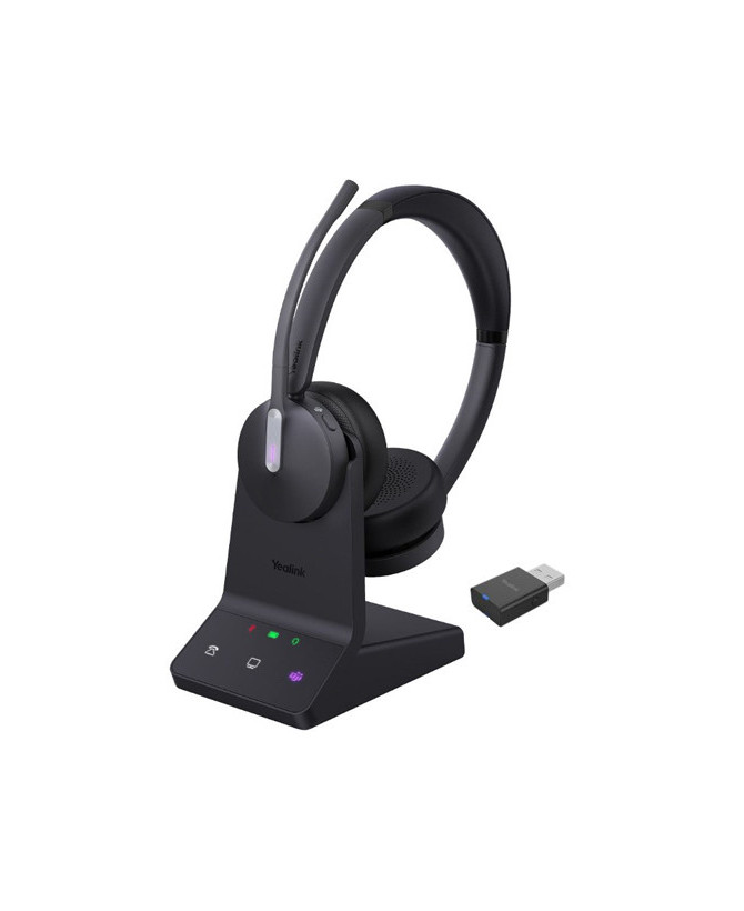 Yealink WH64 Hybrid Microsoft Teams Stereo DECT Wireless Headset WH64-D-MS-H-CS 1208697