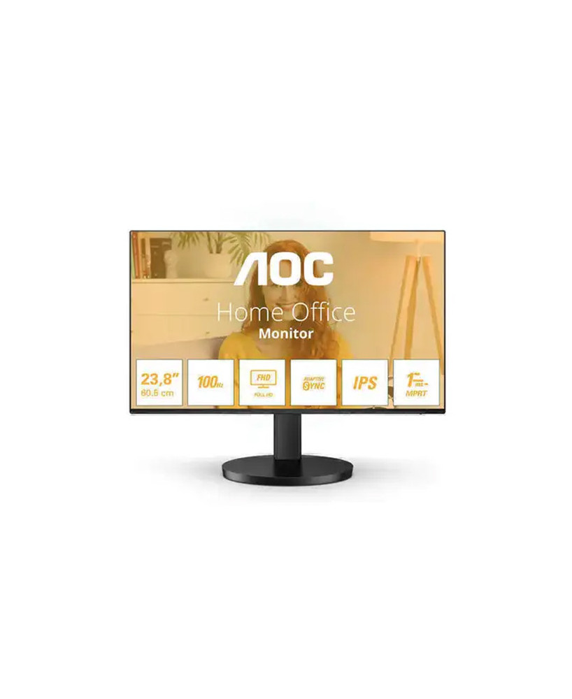 AOC 23.8" IPS 1MS 100Hz Ultra Slim FHD Monitor 24B3HA2