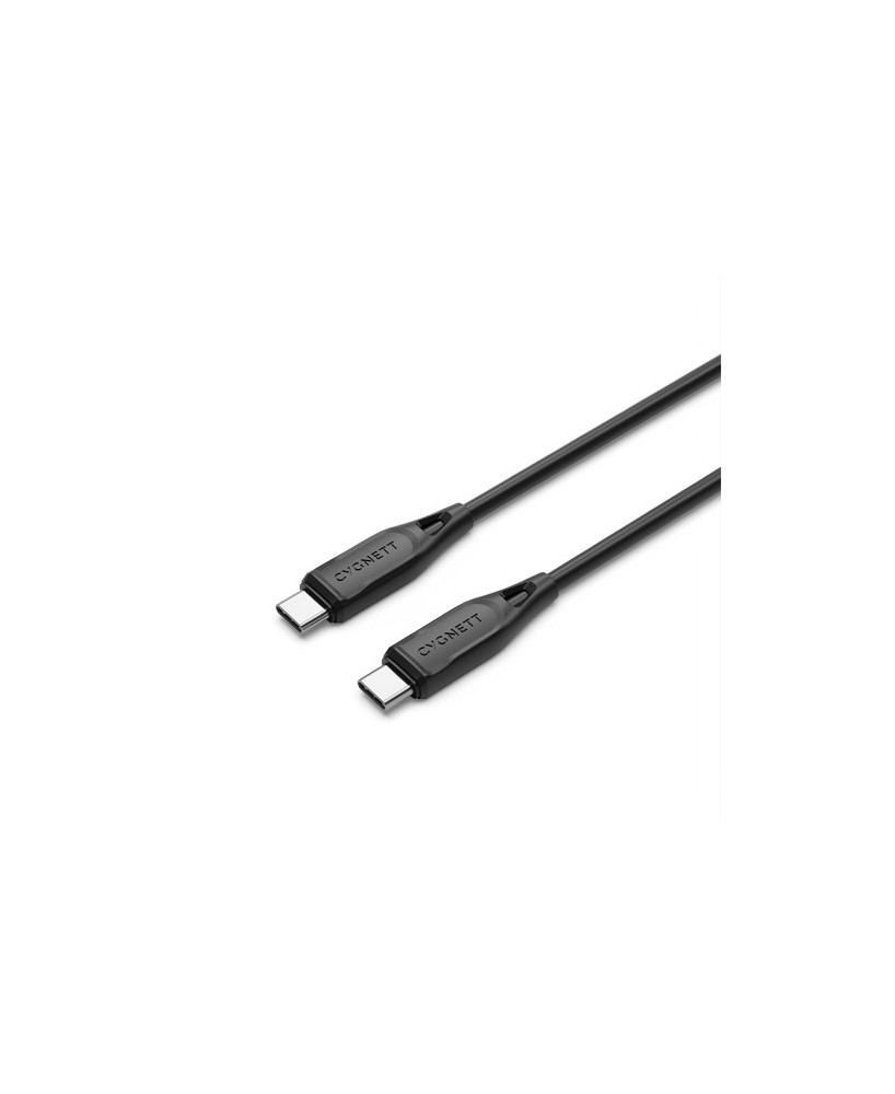 Cygnett Essentials 2m USB-C to USB-C (2.0) Cable CY4693PCTYC in Black