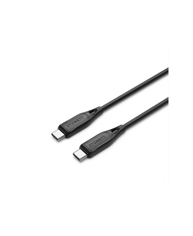 Cygnett Essentials 2m USB-C to USB-C (2.0) Cable CY4693PCTYC in Black