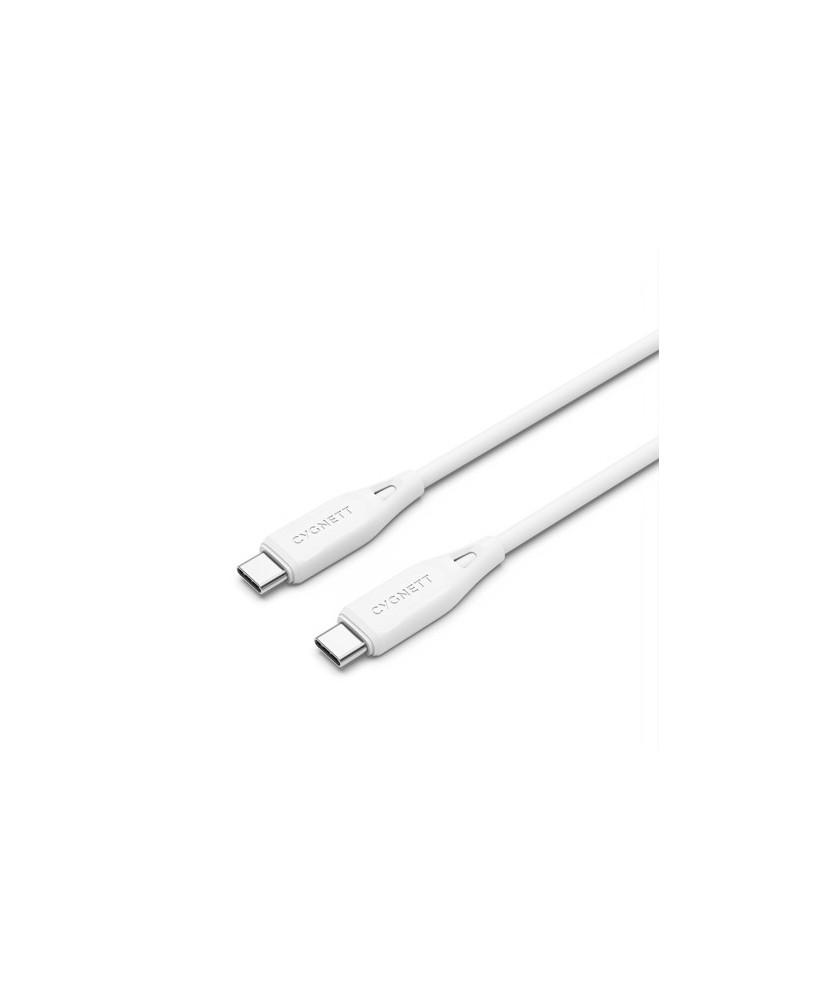 Cygnett Essentials 1m USB-C to USB-C (2.0) Cable CY4692PCTYC in White