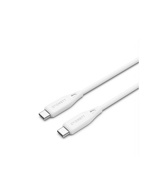 Cygnett Essentials 1m USB-C to USB-C (2.0) Cable CY4692PCTYC in White