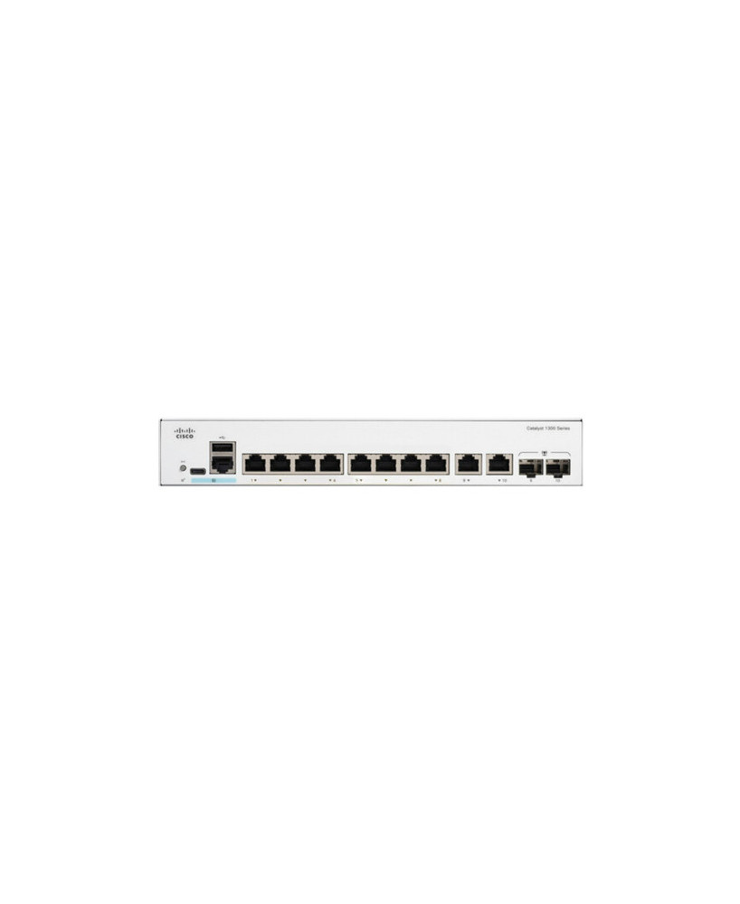 Cisco Catalyst C1300-8T-E-2G 8-Port Gigabit Managed Network Switch