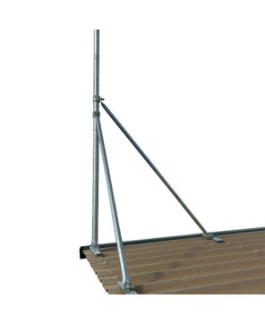 APAC Infrastructure Heavy Duty Galvanised Collared Roof Mast TF-RM-COLL-GTR / MAS-BH-00152