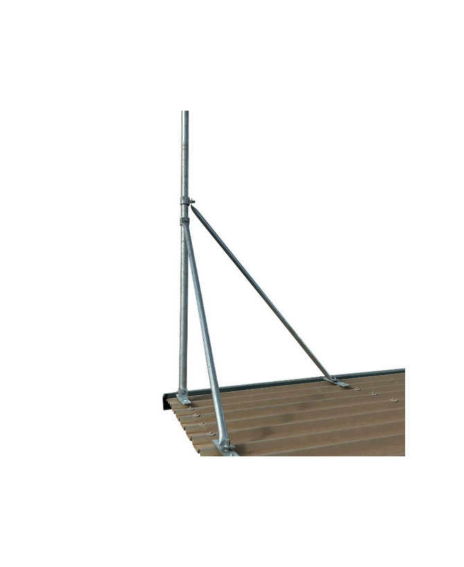 APAC Infrastructure Heavy Duty Galvanised Collared Roof Mast TF-RM-COLL-GTR / MAS-BH-00152