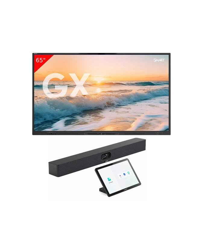 SmartTech 65" 4K UHD Interactive Touch Display with Yealink MeetingBar A40 Microsoft Teams & Zoom Rooms GX165-V3-A40-031