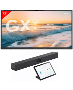 SmartTech 75" 4K UHD Interactive Touch Display with Yealink MeetingBar A40 Microsoft Teams & Zoom Rooms GX175-V3-A40-031