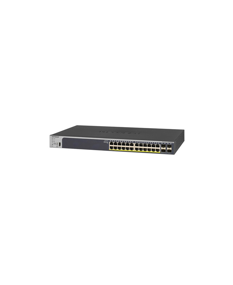 Netgear GS728TPP 24-Port Gigabit Ethernet PoE+ with 4 SFP Ports and Cloud Management Smart Managed Switch GS728TPP-300AUS