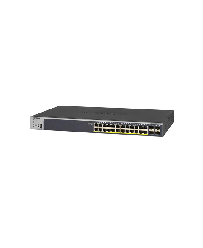 Netgear GS728TPP 24-Port Gigabit Ethernet PoE+ with 4 SFP Ports and Cloud Management Smart Managed Switch GS728TPP-300AUS