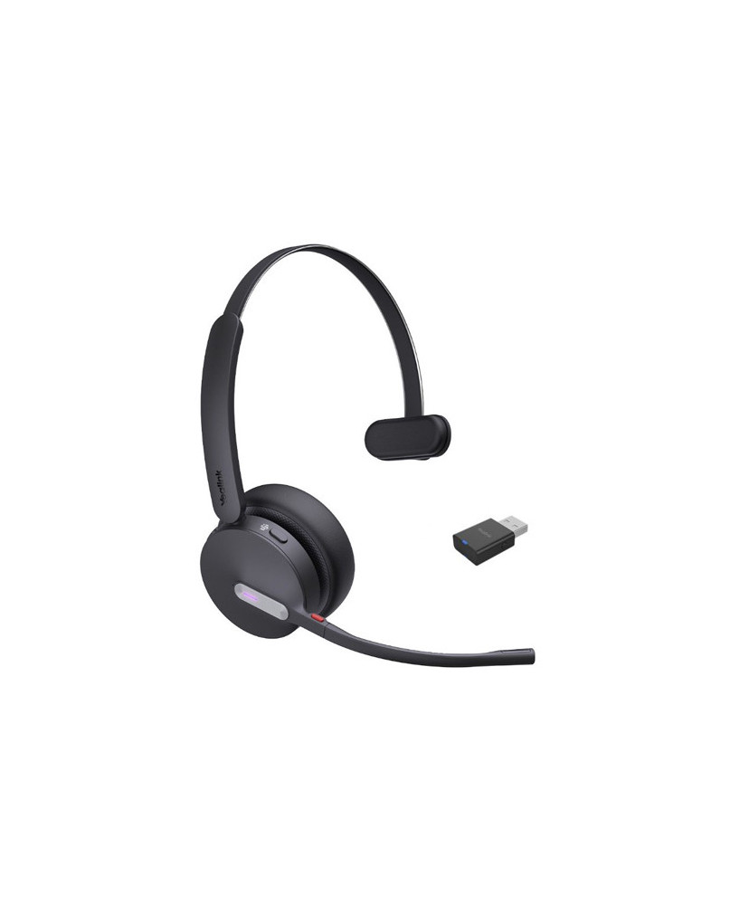 Yealink WH64 Hybrid UC Mono DECT Wireless Headset with USB-A WDD60 Dongle WH64-M-UC-H