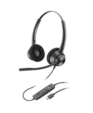 HP Poly/Plantronics EncorePro 320 USB-C Wired Stereo Headset 214571-01 / 767F9AA