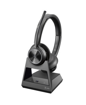 HP Poly/Plantronics Savi 7320 UC Stereo Microsoft Teams Certified Wireless USB-A DECT Headset 8L553AA / 2-220998-205