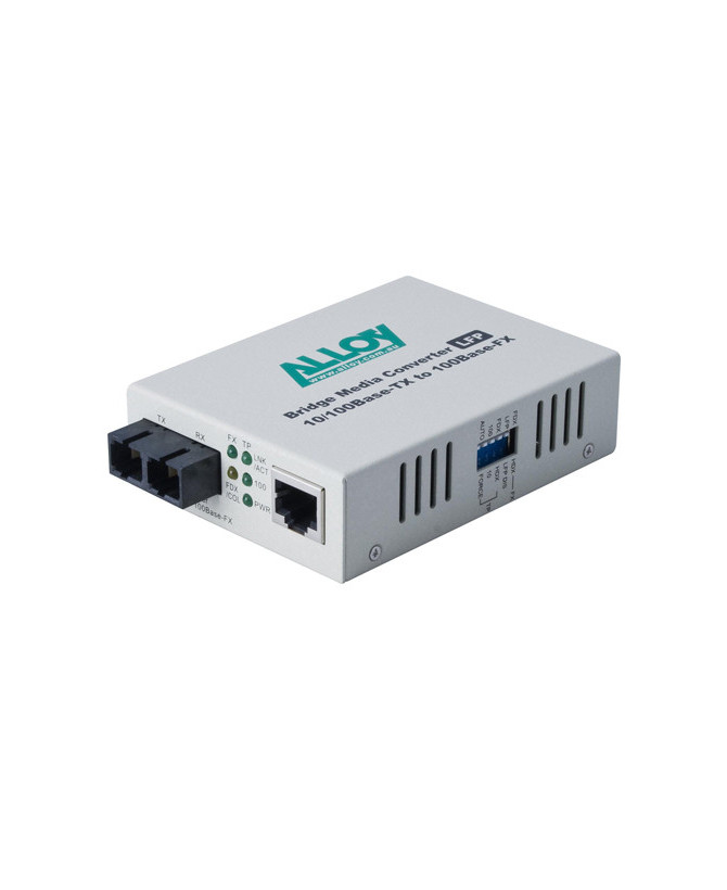 Alloy FCR200SC 10/100Base-TX to 100Base-FX Multimode Fibre (SC) Converter with LFP via FEF or FM. 2Km FCR200SC.