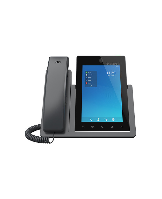 Grandstream 16-lines 7.0"  LCD Touchscreen Portrait Android Based Desktop Corded Video IP Phone GXV3470