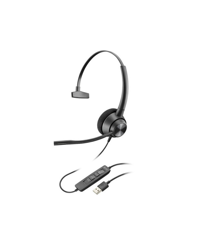 HP Poly/Plantronics EncorePro 310 USB-A Wired Mono Headset 214568-01 / 767G1AA