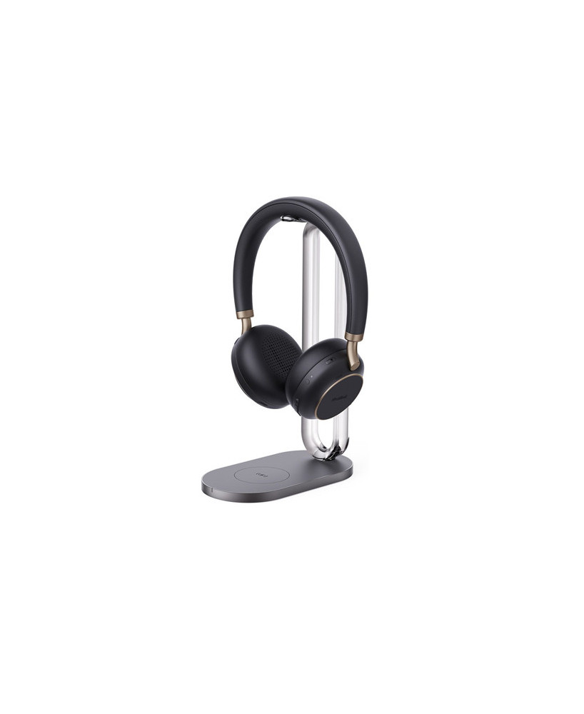 Buy Yealink BH76 Plus UC USB-C/A Bluetooth Stereo Headset with Charging Stand in Black BH76P-UC-CA-CS