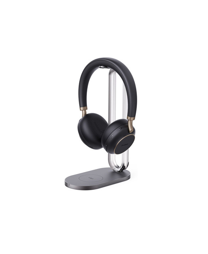 Buy Yealink BH76 Plus UC USB-C/A Bluetooth Stereo Headset with Charging Stand in Black BH76P-UC-CA-CS