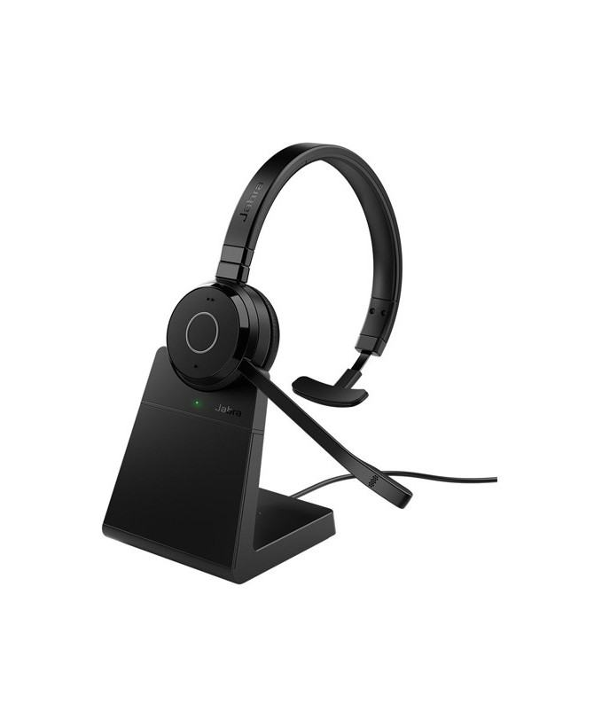 Jabra Evolve 65 TE UC Mono Bluetooth Wireless USB-A Headset Charge Stand 6693-833-499