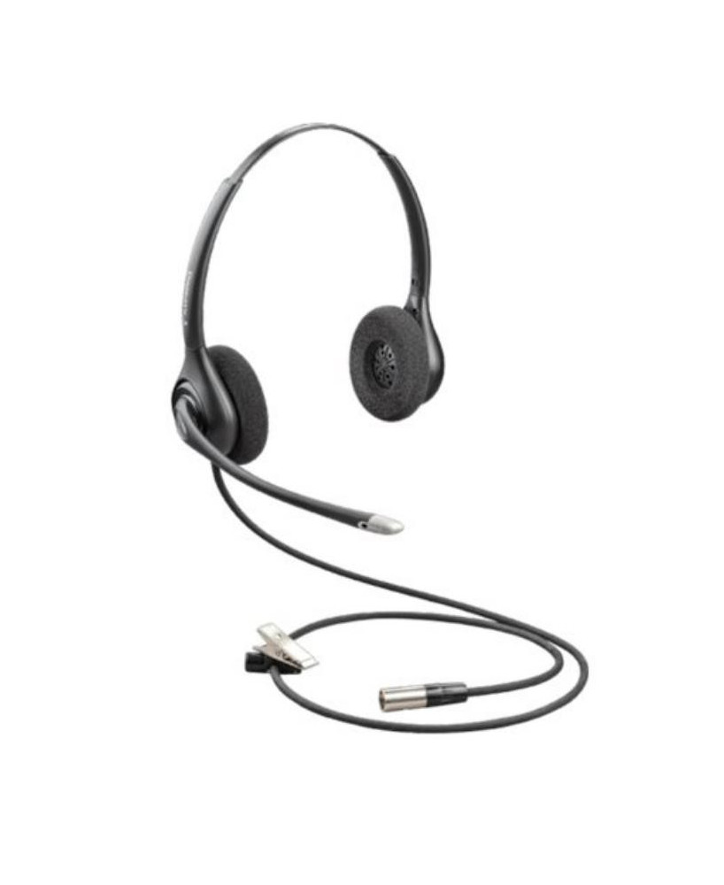 HP Poly/Plantronics SupraPlus HW261N-DC Dual Channel TA6MLX Wired Stereo Headset 86872-01