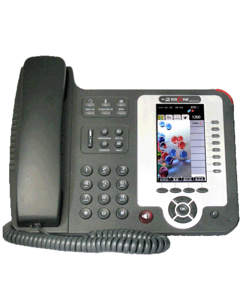 Escene Enterprise Wireless Corded IP Phone WS620