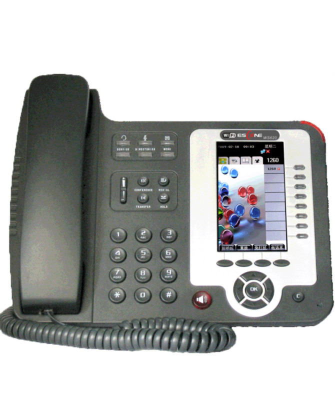 Escene Enterprise Wireless Corded IP Phone WS620