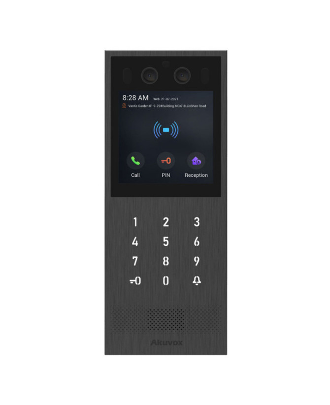 Akuvox Vandal-Resistant SIP Video Intercom with Facial Recognition X912S