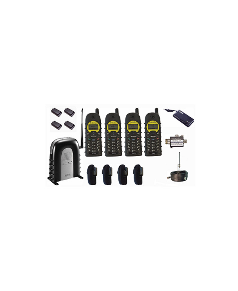 SP935 ‘S’ SIP QUAD B10 PACK – 4 x Handset and 1 x Base , Accessories and External Antenna