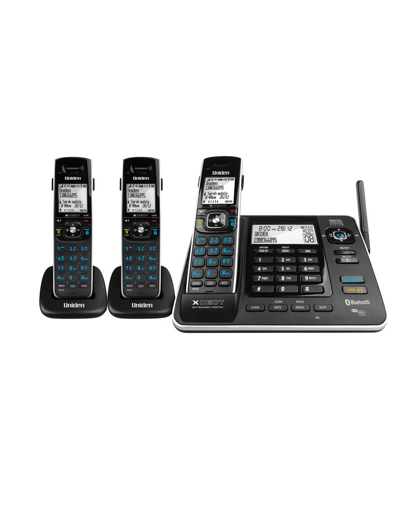 Buy Uniden XDECT 8355 Cordless Phone System +2 Handsets XDECT8355+2