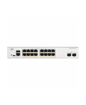 Cisco Catalyst 1300 16-Port GE Full PoE 2x1G SFP Managed Ethernet Switch C1300-16FP-2G