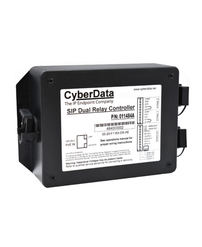 CyberData SIP Dual Relay Controller 011484