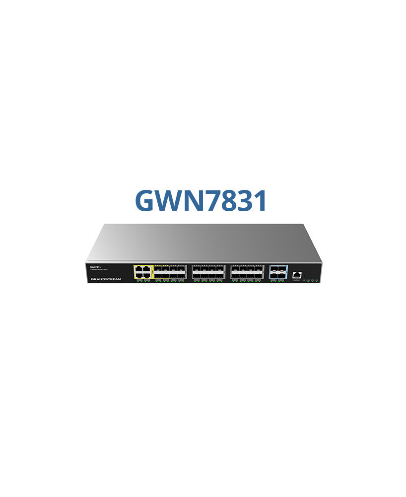 Buy Grandstream GWN7831 Enterprise Layer 3 Managed Aggregation Switch